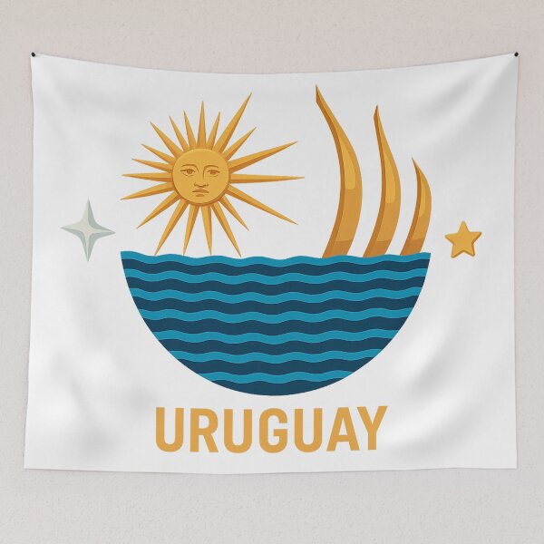 Item preview, Uruguay National Symbol Inspired Design – Sun and Waves designed and sold by CapyToon.