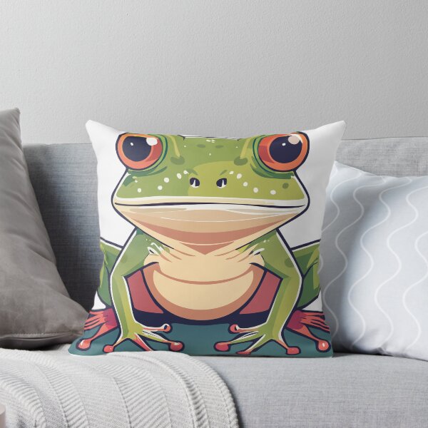 Item preview, Frog Mode – Colorful Minimalist Frog Art designed and sold by zaqol.