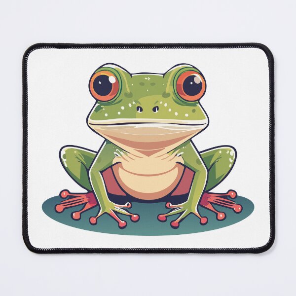 Item preview, Frog Mode – Colorful Minimalist Frog Art designed and sold by zaqol.
