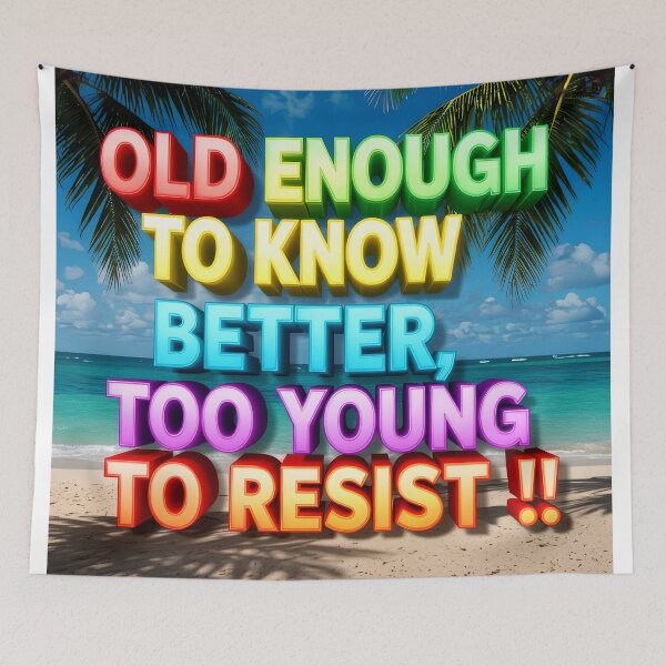 Item preview, beach typographic funny colorful quote design designed and sold by SmashingDeals.