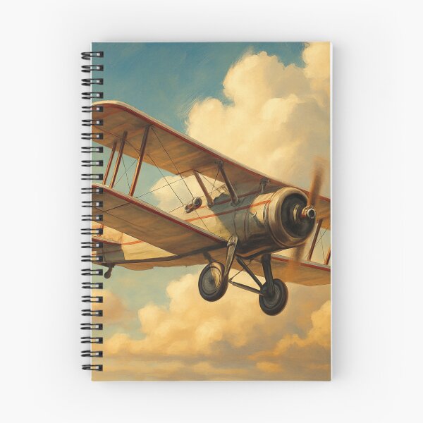 Item preview, Flying Through Time - Vintage Biplane in the Sky designed and sold by Pino-S-Corner.