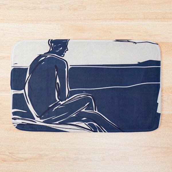 Item preview, Boredom - Blue Abstract Art designed and sold by shadow-bloom.