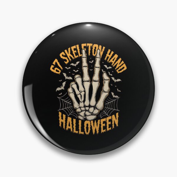 Item preview, 67 Skeleton Hand Halloween designed and sold by Avenius Graphics.
