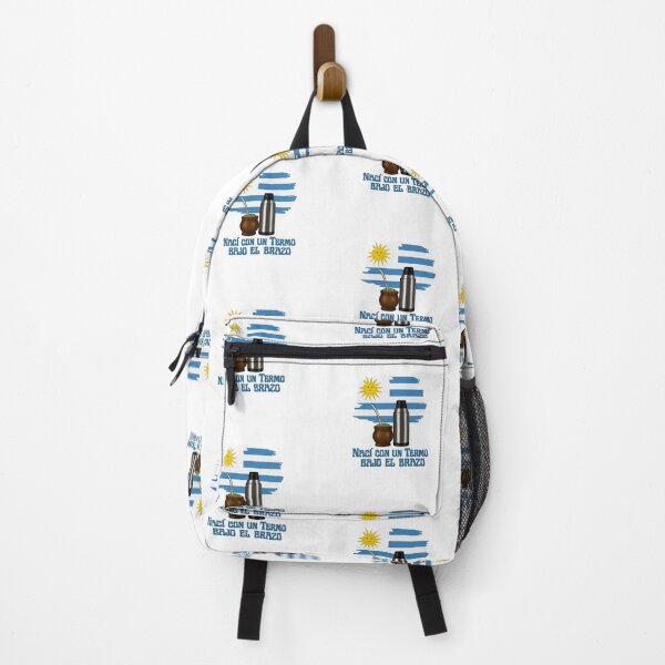 Item preview, I Was Born with a Thermos Under My Arm – Uruguay Mate Design designed and sold by CapyToon.