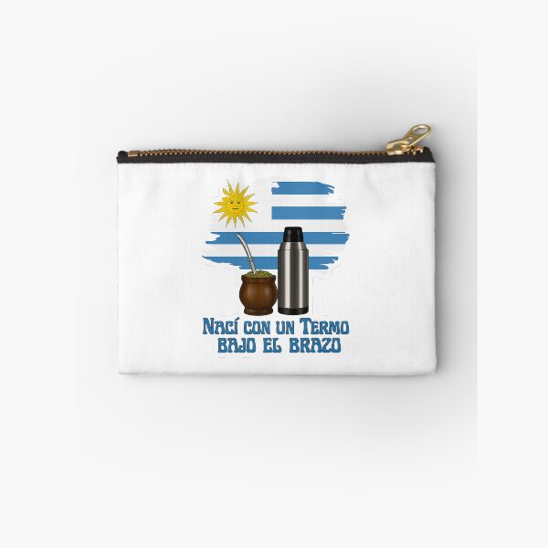 Item preview, I Was Born with a Thermos Under My Arm – Uruguay Mate Design designed and sold by CapyToon.