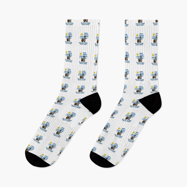 Item preview, I Was Born with a Thermos Under My Arm – Uruguay Mate Design designed and sold by CapyToon.