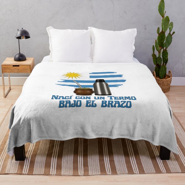 Item preview, I Was Born with a Thermos Under My Arm – Uruguay Mate Design designed and sold by CapyToon.