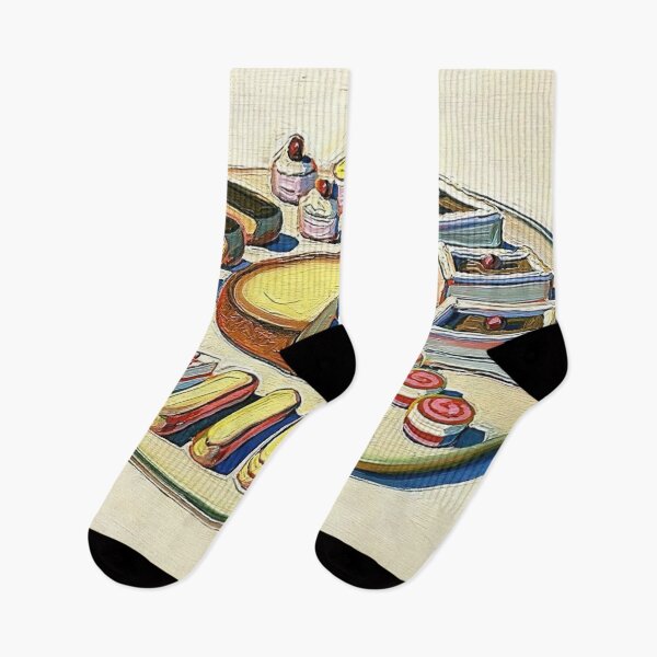 Artikelvorschau, Bunter Bäckerei-Pop von Wayne Thiebaud entworfen und verkauft von IUFUSYU.