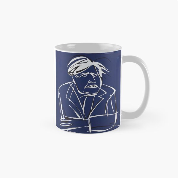 Item preview, Boris Johnson, UK - Blue Abstract Art designed and sold by shadow-bloom.
