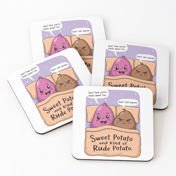 Item preview, Sweet Potato and Kind of Rude Potato Duo designed and sold by AlmaMoArt.