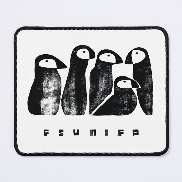 Item preview, Puffins and Scrabble tiles. designed and sold by OpenHatch.