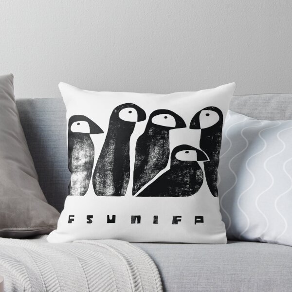 Item preview, Puffins and Scrabble tiles. designed and sold by OpenHatch.