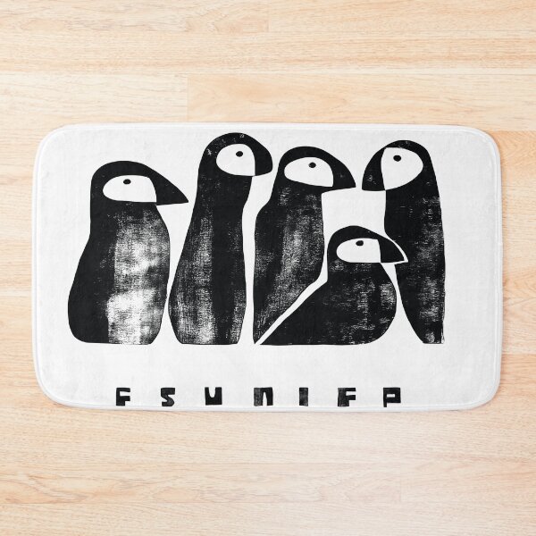 Item preview, Puffins and Scrabble tiles. designed and sold by OpenHatch.