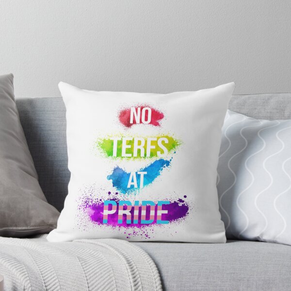 Item preview, No TERFS at pride at pride rainbow design designed and sold by WanderingFlower.