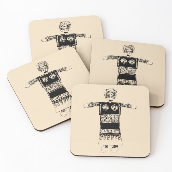 Item preview, African Elder Woman – Tribal Silhouette Art designed and sold by lalatrash.