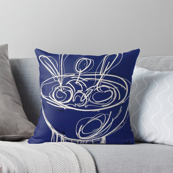Item preview, Borscht - Blue Abstract Art designed and sold by shadow-bloom.