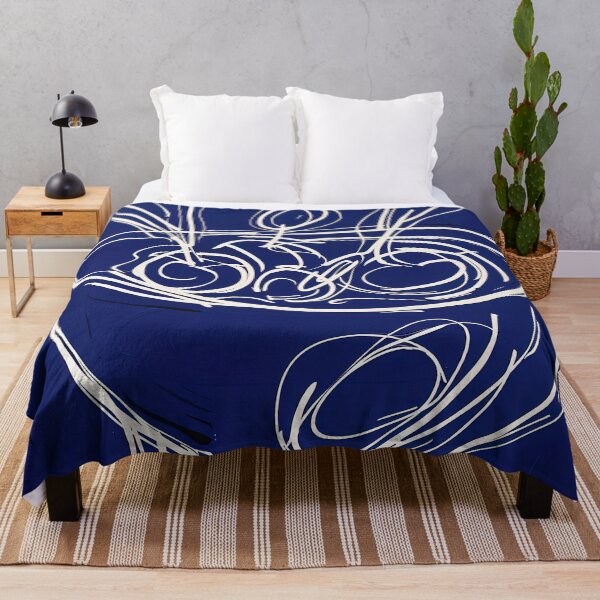Item preview, Borscht - Blue Abstract Art designed and sold by shadow-bloom.