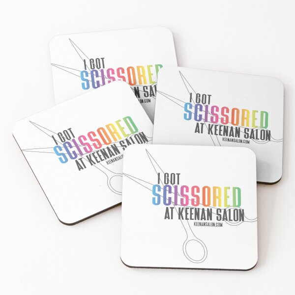 Item preview, Scissored pride on black designed and sold by Keenan Salon.