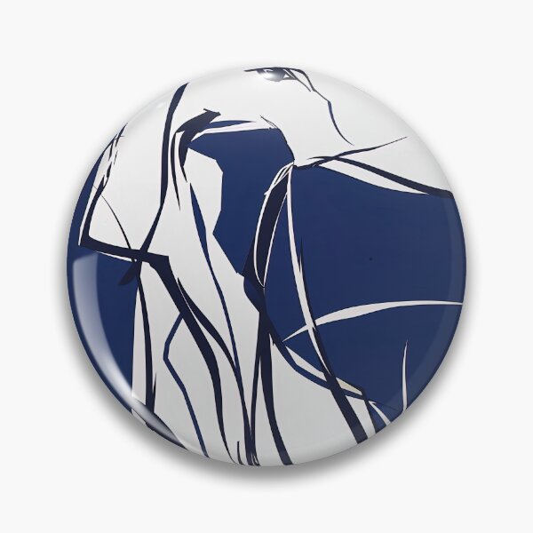 Item preview, Borzoi - Blue Abstract Art designed and sold by shadow-bloom.