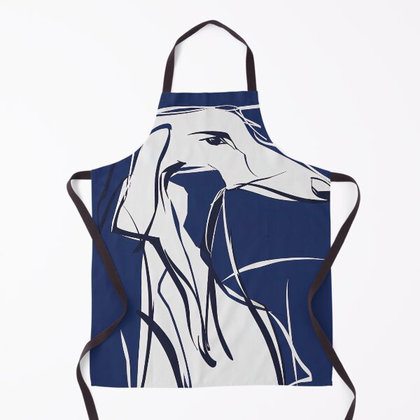 Item preview, Borzoi - Blue Abstract Art designed and sold by shadow-bloom.