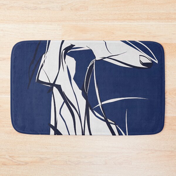 Item preview, Borzoi - Blue Abstract Art designed and sold by shadow-bloom.