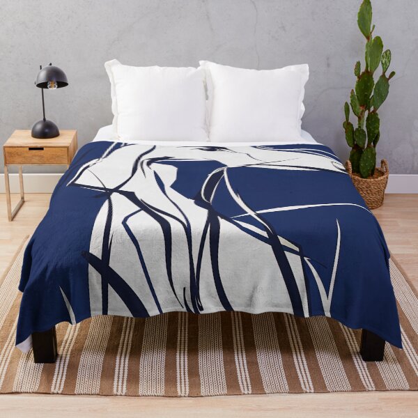 Item preview, Borzoi - Blue Abstract Art designed and sold by shadow-bloom.