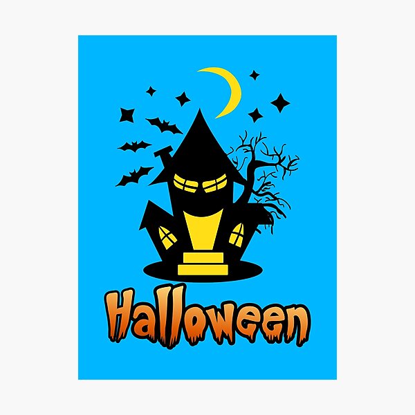 Item preview, Halloween haunted house design designed and sold by petpuppymania.