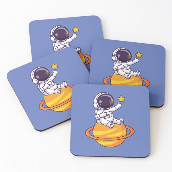 Item preview, Space Friends - Astronaut Playing with a Star designed and sold by artecomm.