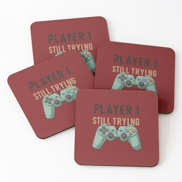 Item preview, Player 1 Still Trying designed and sold by Soul Arrow.