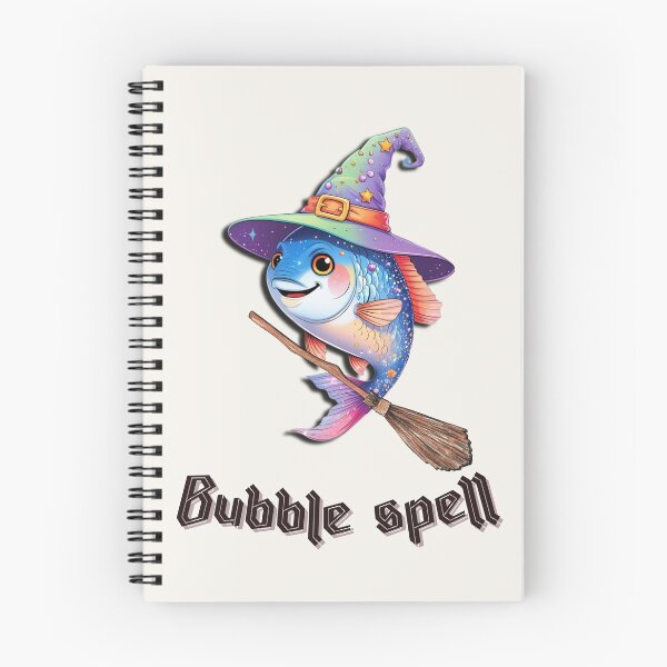 Item preview, Bubble Spell: Witch Fish Halloween Magic designed and sold by DariaCraft.