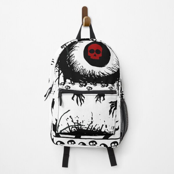 Item preview, Halloween scary black and white with red skull designed and sold by HowAboutTee.