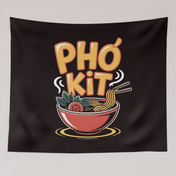 Item preview, Pho Kit Asian Humor shirt designed and sold by Redgiant87x.