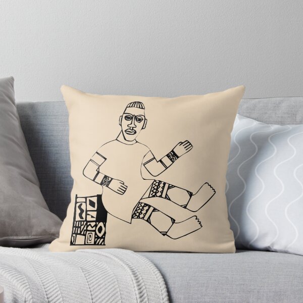 Item preview, Seated African Man – Reflective Tribal Silhouette designed and sold by lalatrash.