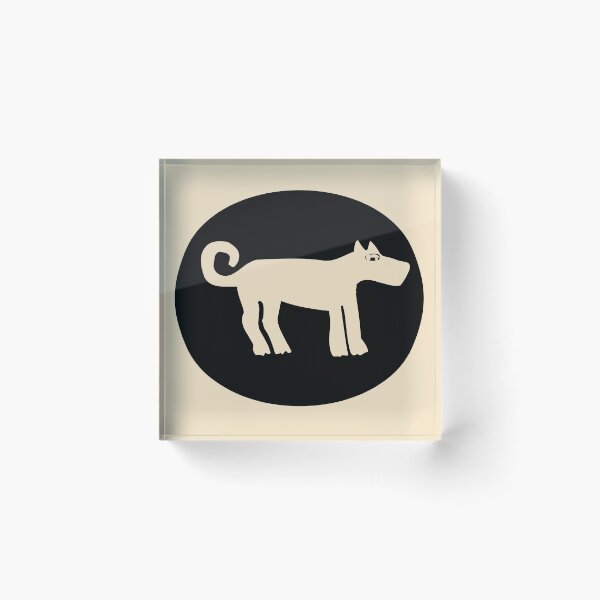 Item preview, African Tribal Dog – Symbol of Loyalty and Spirit designed and sold by lalatrash.