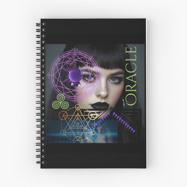 Item preview, Mysterious Oracle Goth Girl Colorful Digital Design designed and sold by EarthArtDesigns.