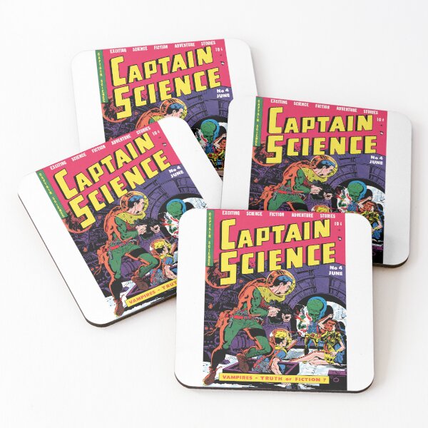 Item preview, Captain Science Retro Comic Book Cover 1951 designed and sold by Pulp Revival.
