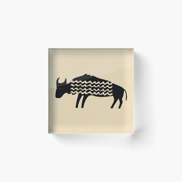 Item preview, African Bull Silhouette – Tribal Symbol of Strength designed and sold by lalatrash.