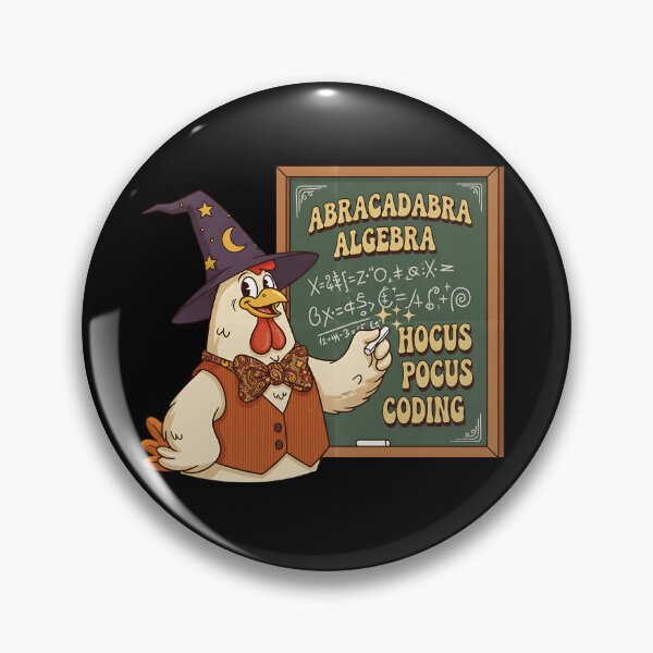 Item preview, Abracadabra Algebra – Retro 70s Rooster Professor with Magic Blackboard designed and sold by Dino-Lune.