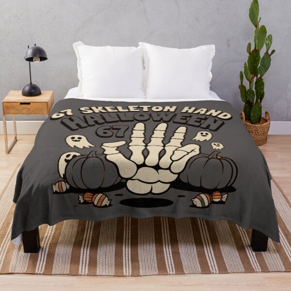 Item preview, 67 Skeleton Hand Halloween designed and sold by Avenius Graphics.