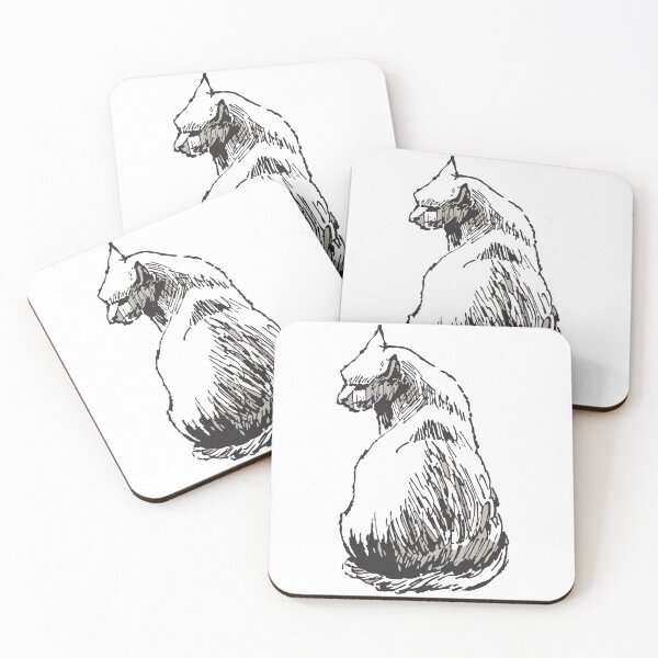Item preview, Fat White Cat designed and sold by SelenamisRex.