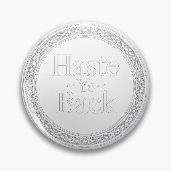 Item preview, Haste Ye Back - Scottish Farewell Saying Celtic Knot designed and sold by Loom on the Loch.