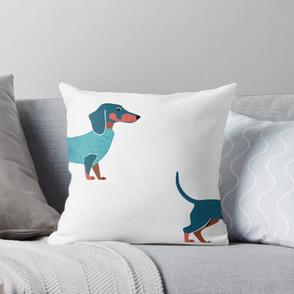 Item preview, Cozy Sausage – Dachshund in a Sweater designed and sold by zaqol.