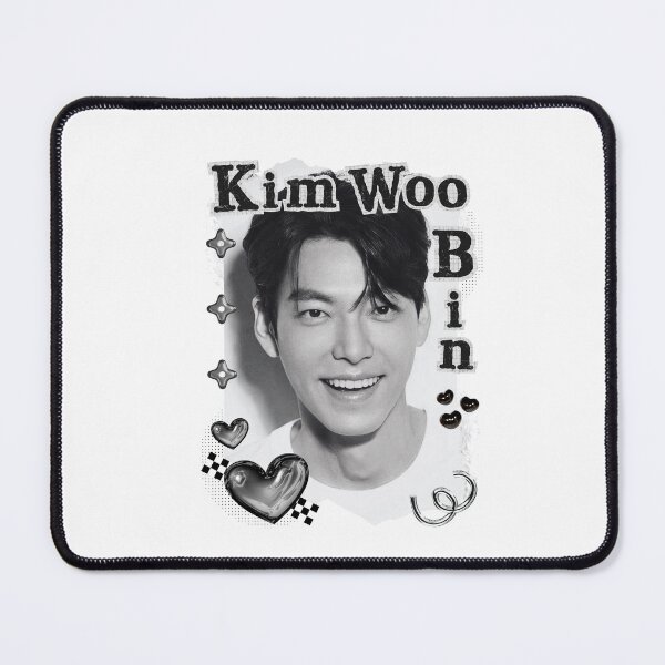 Item preview, Kim Woo-bin (김우빈) Korean Actor Kdrama Black and White Collage Digital Art Portrait designed and sold by AJUNICE STUDIO.