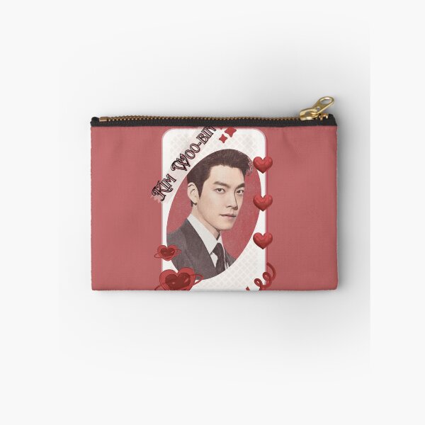 Item preview, Kim Woo-bin (김우빈) Korean Actor Kdrama Card Red Aesthetic Collage Design designed and sold by AJUNICE STUDIO.