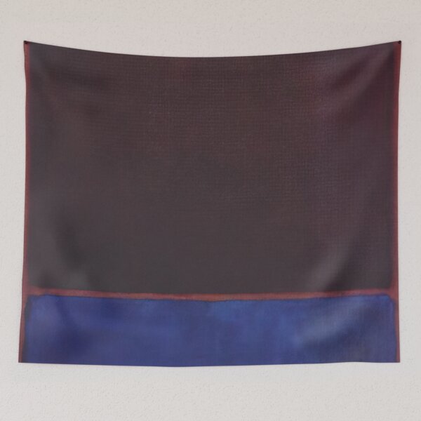Item preview, No. 3 (bright Blue, Brown, Dark Blue On Wine) - 1962 By Mark Rothko designed and sold by Postarpindesign.