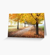 Bright Autumn Colours Greeting Card