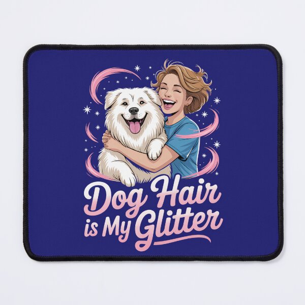 Item preview, Dog Hair Is My Glitter Funny Fluffy Dog Gift designed and sold by BlizzStyle.
