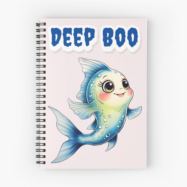 Item preview, Deep Boo: Linda sorpresa de Halloween con un pez fantasma designed and sold by DariaCraft.
