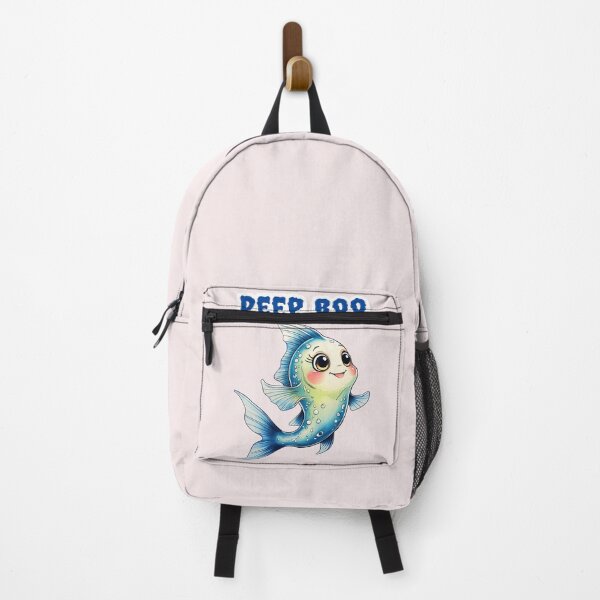 Item preview, Deep Boo: Cute Ghost Fish Halloween Surprise designed and sold by DariaCraft.