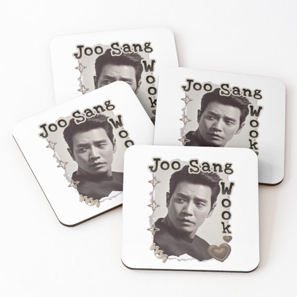 Item preview, Joo Sang-wook Korean Actor K-Drama Scrapbook Collage Cozy Y2K Vintage Design designed and sold by HELL0WBELLO.